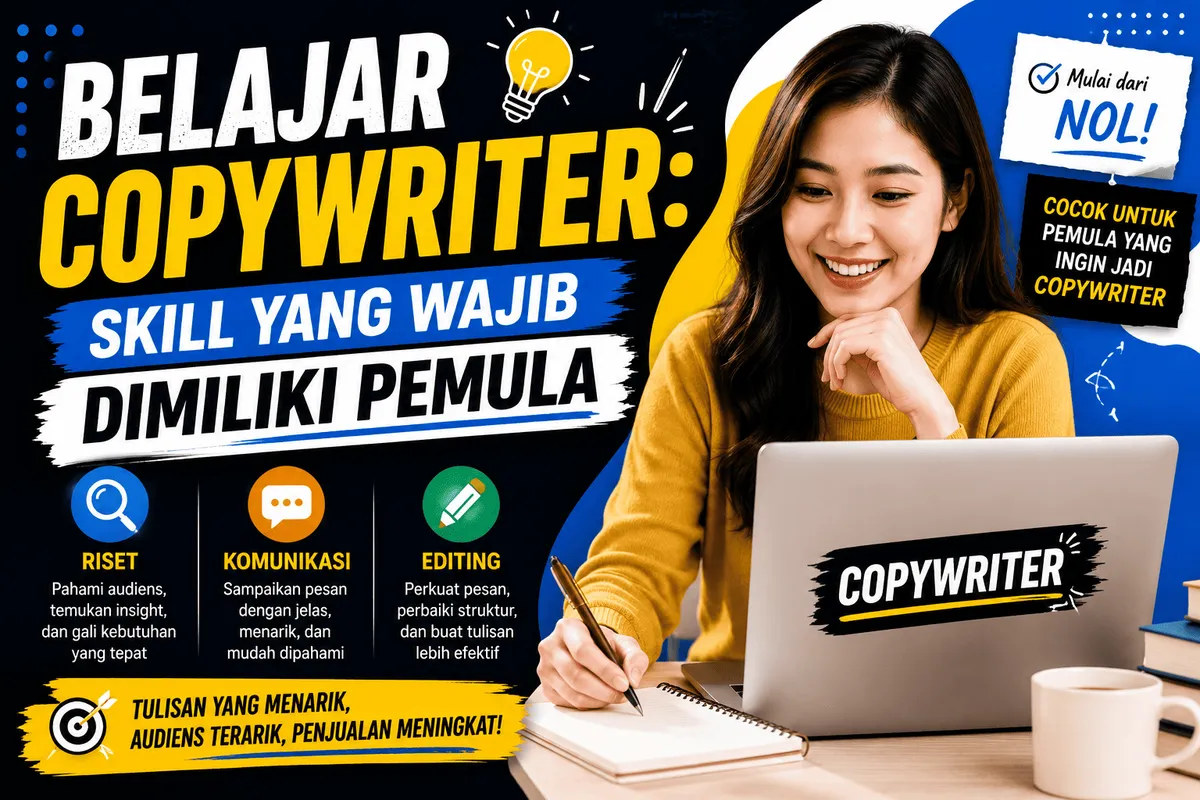 Belajar Copywriter: Skill yang Wajib Dimiliki Pemula